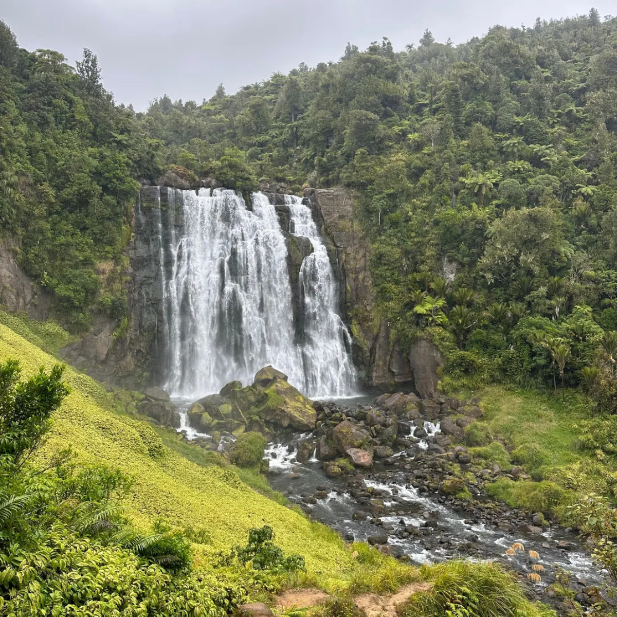 The beautiful Marokopa Falls