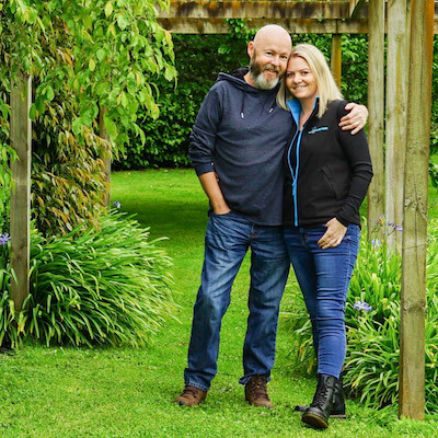 Michelle and Stefan from Down to Earth, Waitomo