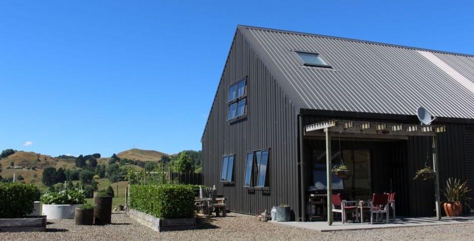 The view from Te Kumi Boutique Homestay, Te Kuiti